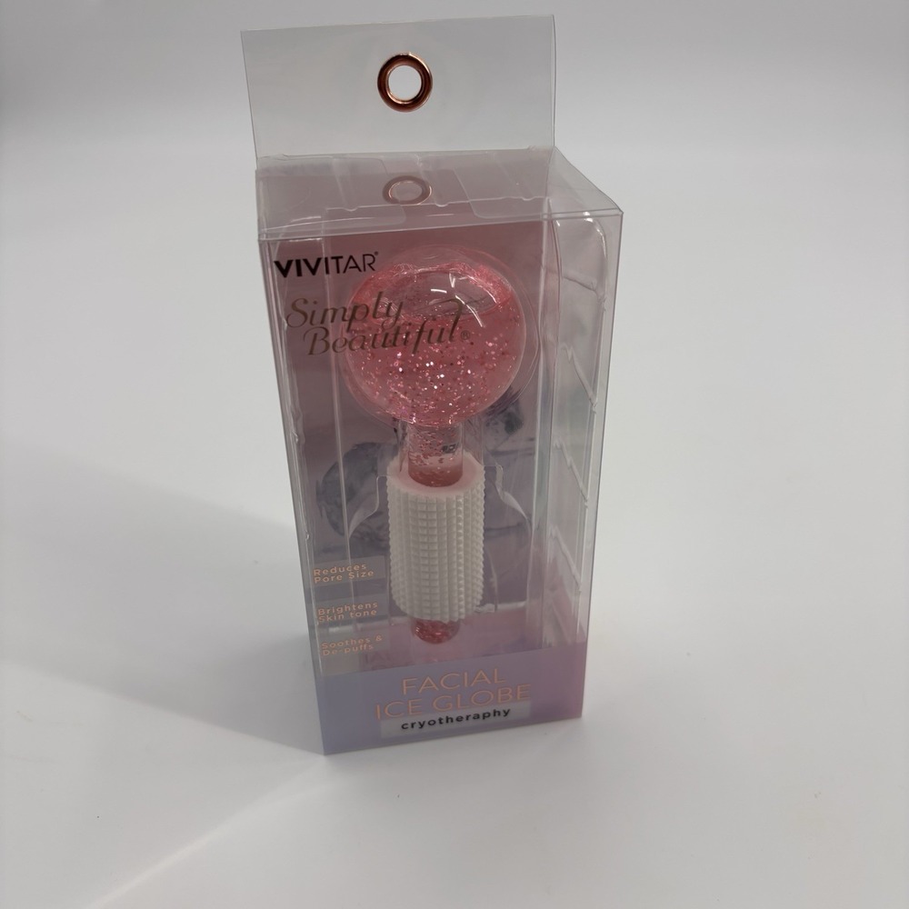 Vivitar SIMPLY BEAUTIFUL .Facial Ice Globe‎ CRYOTHERAPHY Skincare Anti Aging